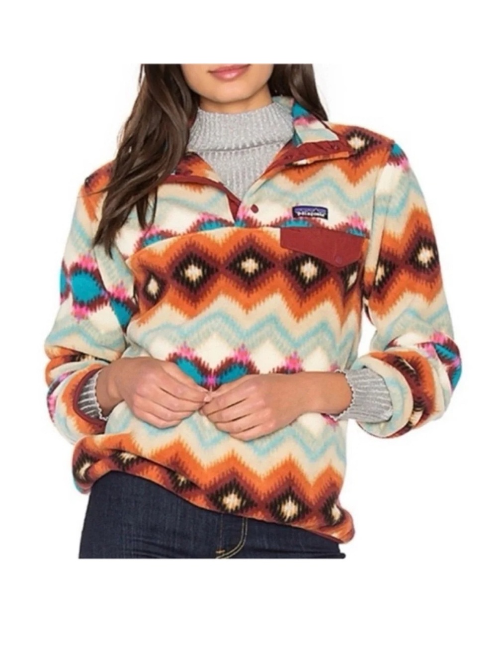 Patagonia Synchilla Multicolor Printed Fleece Pullover